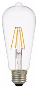 Sylvania UltraLED™ ST19 Filament LED Lamps ST19 2700 K 4.5 W Medium (E26)