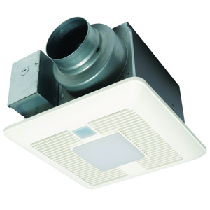 Panasonic Home WhisperSense® DC™ Series Ventilation/Light Combination Bath Exhaust Fans 50/80/110 CFM 0.3 sones