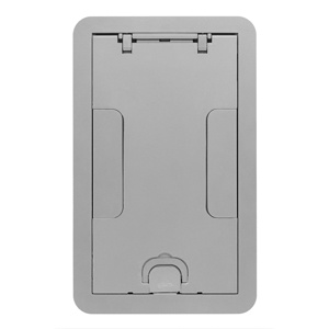 Hubbell Wiring Rectangular Surface Floor Box Cover Assemblies Aluminum