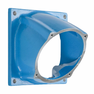 Meltric Box/Angle Adapters Painted Metal Blue