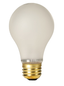 Halco Lighting Covershield Series Incandescent A-line Lamps A19 100 W Medium (E26)