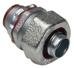 Topaz 470 Series Straight Liquidtight Connectors Insulated 1/2 in Compression x Threaded Malleable Iron