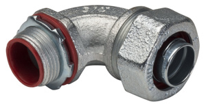 Topaz 490 Series 90 Degree Liquidtight Connectors Insulated 1/2 in Compression x Threaded Malleable Iron