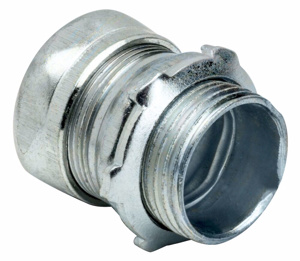 Topaz 650S Series Compression EMT Connectors 1 in Straight