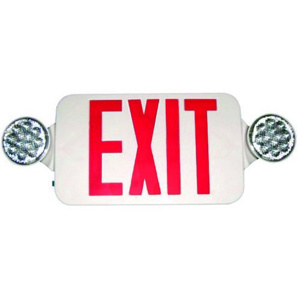 Combination Emergency/Exit Lights LED Universal