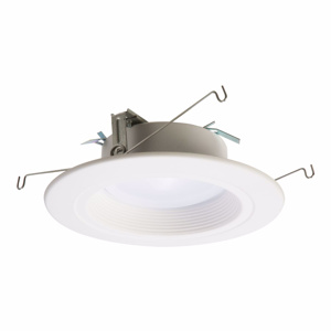 Cooper Lighting Solutions RL Recessed LED Downlights 120 V 12.8 W 5 in<multisep/> 6 in 3000 K Matte White Dimmable 900 lm