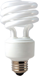 Eiko SP Series Self-ballasted Compact Fluorescent Lamps Twist CFL E26 Medium 4100 K 19 W
