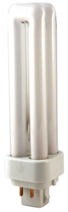 Eiko QT Series Compact Fluorescent Lamps Double Twin Tube (DTT) CFL 4-pin 4-pin (G24q-1) 4100 K 13 W