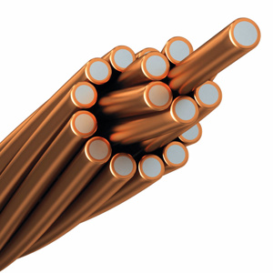 AFL Bare Dead Soft Annealed Copperclad CCS Steel Cable 4 AWG