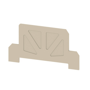 Weidmuller Klippon® A-Series Spring Connection with Push-in Technology End Plates Dark Beige