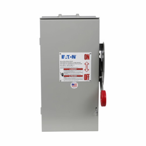 Eaton Cutler-Hammer DH26 Series Heavy Duty Single Phase Fused Disconnects 60 A NEMA 3R 480/600 V