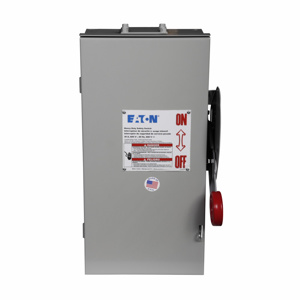 Eaton Heavy Duty Fused Disconnects 30 A NEMA 3R 600 VAC 2P2W 1 Phase