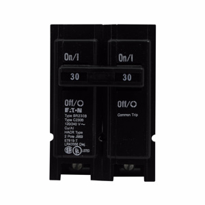 Eaton BR Plug-in Circuit Breakers 50 A 120/240 VAC 10 kAIC 2 Pole 1 Phase