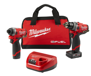 M12 FUEL™ 2-Tool Combo Kit: 1/2" Hammer Drill and 1/4" Hex Impact Driver