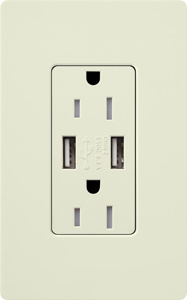 Lutron Combination Devices 15 A 5-15R