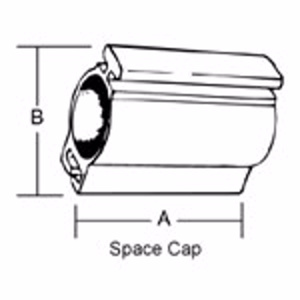 ABB Thomas & Betts Conduit Spacer Caps 3/4 in Rigid Rigid/IMC