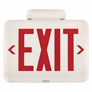 Dual-Lite Illuminated Emergency Exit Signs
