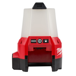 Milwaukee M18™ RADIUS™ Flood Mode Compact Site Lights 18 V Corded/Cordless 2200 lm LED Red<multisep/>Black