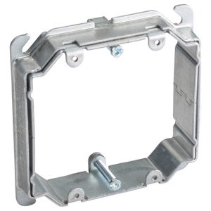 nVent Caddy 4 Square Box Adjustable Plaster Rings 2 Gang Raised 1-1/2 in