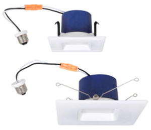 Sylvania Ultra Quad Recessed LED Downlights 120 V 13 W 5 in<multisep/> 6 in 4000 K White Dimmable 900 lm