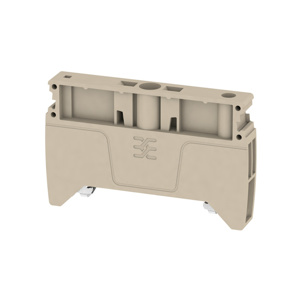 Weidmuller Klippon® A-Series End Bracket Beige DIN Rail TS 35