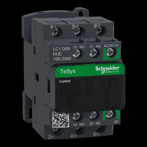 Square D LC1D TeSys™ Deca IEC Contactors 9 A 3 Pole 440 V
