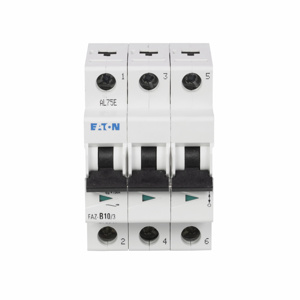 Eaton FAZ Series UL 1077 Miniature Circuit Breakers 30 A 480Y/277 VAC 3 Pole