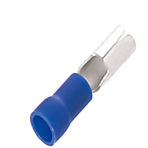 Panduit Female Insulated Loose Piece Bullet Disconnects 16 - 14 AWG Funnel Barrel 0.280 in Blue