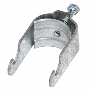 Eaton Cooper B-Line BL Conduit Strut Clamps with Saddle 1/2 in Galvanized 0.65 - 089 in