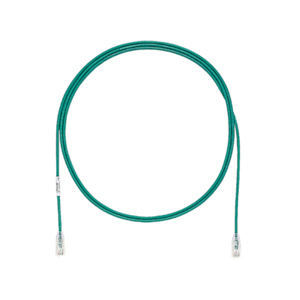 Panduit Cat6 Riser Patch Cords Unshielded RJ45, Booted 5 ft 28/4PR Green