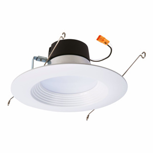 Cooper Lighting Solutions LT Recessed LED Downlights 120 V 10 W 5 in<multisep/> 6 in 5000 K Matte White Dimmable 754 lm
