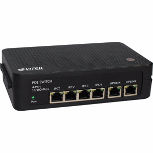 Vitek VT-P Series Compact Ethernet Switches 6 Port
