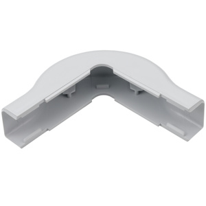 TSR1W-29-1 EXT CRN CVR 3/4IN RAD PVC WHT