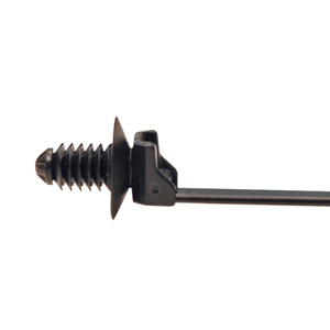 Hellermann-Tyton Cable Ties With Clip 8 in Black