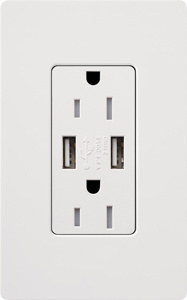 Lutron Combination Devices 15 A 5-15R