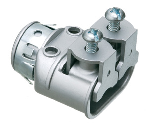 Arlington Straight Saddle Squeeze <em class="search-results-highlight">Flex</em> Duplex Connectors 3/8 in Zinc Die Cast Insulated