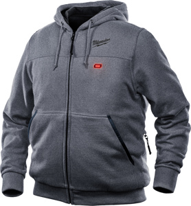 Milwaukee M12™ Full Zip Heated Hoodies XL Gray Mens