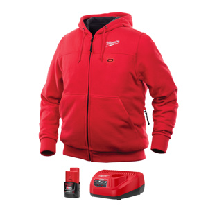 Milwaukee M12™ Full Zip Heated Hoodie Kits Large Red Mens