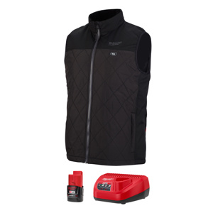 Milwaukee M12™ AXIS™ Heated Vest Kits Small Black Insulated