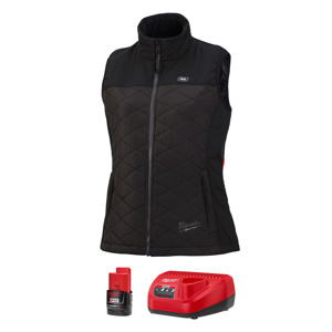 Milwaukee M12™ AXIS™ Heated Vest Kits Medium Black Insulated