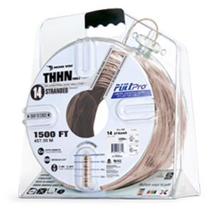 Encore Wire Stranded Copper THHN Jacketed Wire 14 AWG 1500 ft PullPro Pack Tan