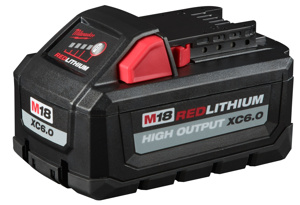 Milwaukee M18™ REDLITHIUM™ HIGH OUTPUT™ XC6.0 Battery Packs