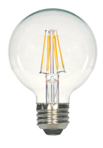 Satco Products G25 LED Lamps 6.5 W Medium (E26) 2700 K Dimmable 80 CRI 810 lm