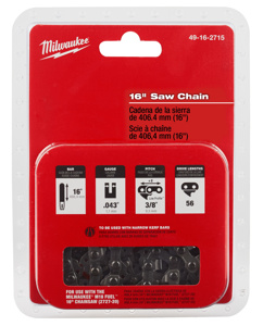 Milwaukee M18™ FUEL™ Chainsaw Chains 16 in