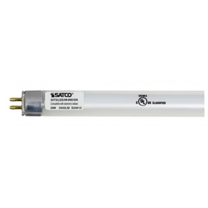 Satco Products Type A LED T5 Lamps 25 W Miniature Bi-pin (G5) 4 ft Non-dimmable 3500 lm 4000 K