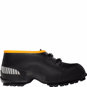 LaCrosse Footwear ATS Studded Overshoes Black/Yellow Carbide Steel Alloy, Metal, Nylon, Rubber Buckle