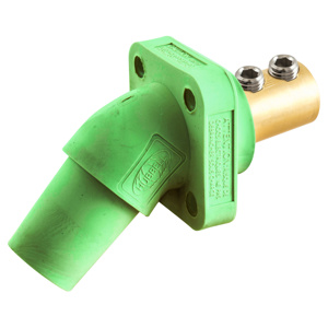 Hubbell Wiring HBLFR Series Single Pole Receptacles 400 A Female 600 V Green 4 - 4/0 AWG Double Set Screw