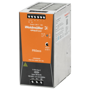 Weidmuller Connect Power PROeco Series 24 V Power Supplies 10 A 24 V 240 W