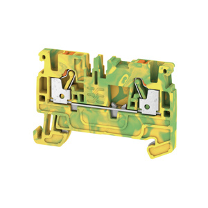 Weidmuller Klippon® A-Series Single Level PE Terminal Blocks Push-in Connection 28 - 12 AWG