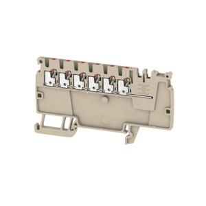 Weidmuller Klippon® A-Series Single Level PE Terminal Blocks Push-in Connection 26 - 14 AWG